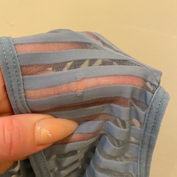 VERTIGO CUTOUT BODYSUIT DENIM BLUE - Picture 7 of 7